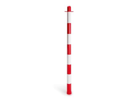 Rood/witte-plastic-paal-zonder-voet-(1191-P90)