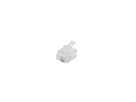 MODULAIRE-PLUG-RJ11-6P4C,-50-st.-IN-BLISTER-(6P4C/B)