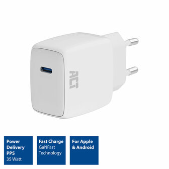 USB-oplader,-1-x-USB-C,-Power-Delivery-functie,-35-W,-1,75-A,-wit-(ACTAC2135)