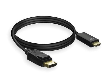 DisplayPort-naar-HDMI-adapterkabel---4K-@-30-Hz---1.8-m-(ACTAC7550)