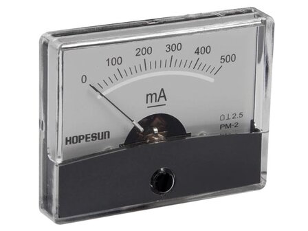 ANALOGE-PANEELMETER-VOOR-DC-STROOMMETINGEN-500mA-DC-/-60-x-47mm-(AIM60500)