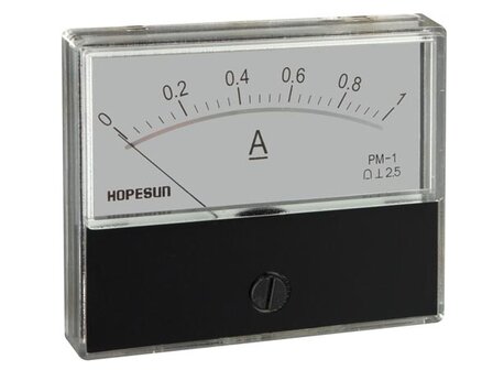 ANALOGE-PANEELMETER-VOOR-DC-STROOMMETINGEN-1A-DC-/-70-x-60mm-(AIM701000)