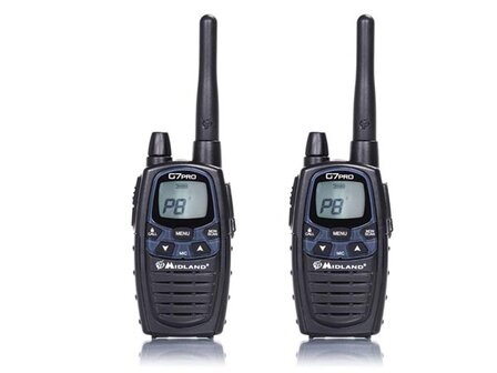 MIDLAND&reg;-G7-PRO---PMR446---2-WALKIETALKIES-(ALN020PRO)