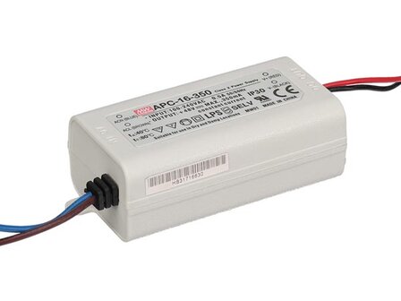 LED-DRIVER-MET-CONSTANTE-STROOM---1-UITGANG---350-mA---16-W-(APC-16-350)