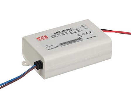 LED-DRIVER-MET-CONSTANTE-STROOM---1-UITGANG---350-mA---25-W-(APC-25-350)