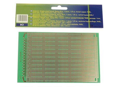 EUROCARD-IC-PATROON---100x160mm---FR4-(25st./doos)-(B/ECI)