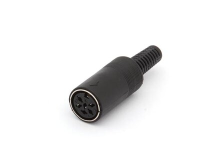 VROUWELIJKE-6P-DIN-PLUG-ZWART-(CA085)