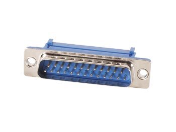 MANNELIJKE-25P-SUB-D-CONNECTOR-VOOR-PLATTE-KABEL-(CC054)