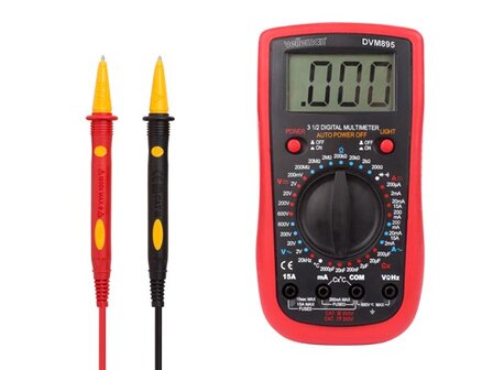 DIGITALE-MULTIMETER---CAT.-III-600-V-/-CAT-IV-300-V---1999-COUNTS-(DVM895)