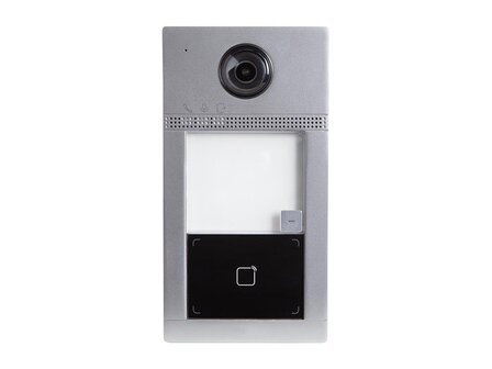 1-knop-IP-professionele-metalen-video-intercom-deurbel---grijs---PoE-(EDS101S)