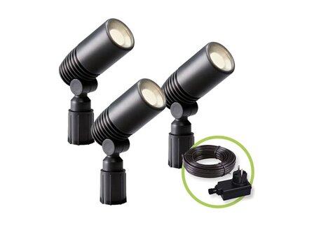 GARDEN-LIGHTS---ALDER-SET---SPOT---12-V---3-st.---120-lm---2-W---3000-K-(GL2580063)