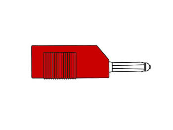 MATING-CONNECTOR-4mm-MET-LANGZAAMHEID-OF-DRAAIKOPPELING,-MET-SCHROEF-/-ROOD-(BSB-20K)-(HM1410)