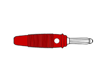 BANAANSTEKKER-4mm-MET-DWARGAT-EN-SOLDEERAANSLUITING-/-ROOD-(BULA-30K)-(HM1410B)