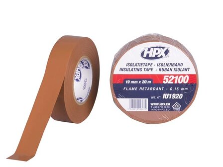 PVC-isolatietape-VDE---bruin-19mm-x-20m-(HPXIU1920)