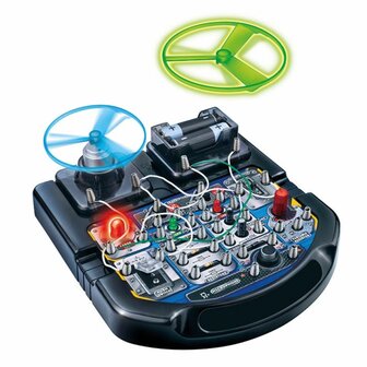 Elektronische-projecten-kit---19-experimenten---LED,-ventilator-&amp;-geluid-(KNS110)