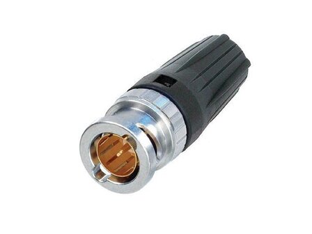 NEUTRIK---ACHTERSTE-TWIST-KABEL-CONNECTOR-PIN:-1,6-mm-(vierkant)--SHIELD:-6,47-mm-(HEX)-(NBNC75BLP7)