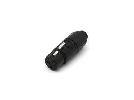 REAN-TINY---XLR-ADAPTER-VROUWELIJK-NAAR-MANNELIJK---ZWART-(RA3FTB)