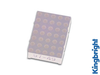 DOT-MATRIX-DISPLAY-30mm-GEMEENSCHAPPELIJKE-ANODE-HYPERROOD-(TA12-11SRWA)