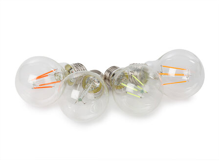 SET-LED-GLOEILAMPEN---A60---HELDER-GLAS---4-st.---ROOD---GROEN---BLAUW---ORANJE-(HQPL22030)