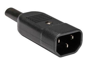 MANNELIJKE AC-CONNECTOR - VOOR KABEL - 10 A (ACM1N)