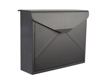 MAILBOX - VERONA - MAT ZWART - 38 x 29 x 11,5 cm (BG10005)