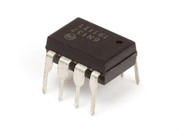 OPTO-ISOLATOR MET TRANSISTORUITGANG Vdc=2500V (6N137)