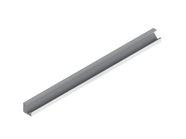 ALU-45 - geanodiseerd in zilver aluminium led profiel - 3 m (AL-D2-3)