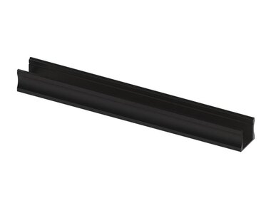 Slimline 15 mm - geanodiseerd in zwart - aluminium led profiel - 3 m (AL-SL15B-3)