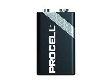 DURACELL - PROCELL ALKALINE BLOKBATTERIJ - 9 V/6LR61 - 10  st. (BDP6LR61)