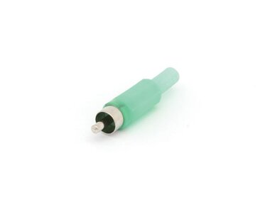 MANNELIJKE RCA PLUG - GROEN (CA047G)