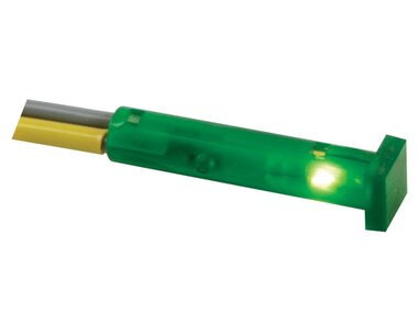 VIERKANTE SIGNAALLAMP 7 x 7mm 12V GROEN (CCAF012V)