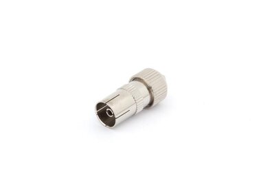 TV-PLUG METAAL 9.5mm/2.3mm - VROUWELIJK (CV006)