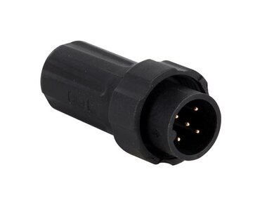 WATERDICHTE MANNELIJKE MULTIPIN CONNECTOR - 5 PENNEN (CUM5W)