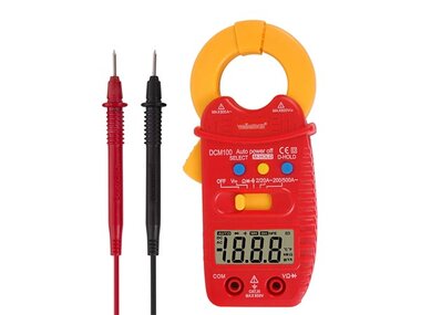 DIGITALE STROOMTANG - CAT III - 600 V - AC - MET DATA-HOLD FUNCTIE (DCM100)