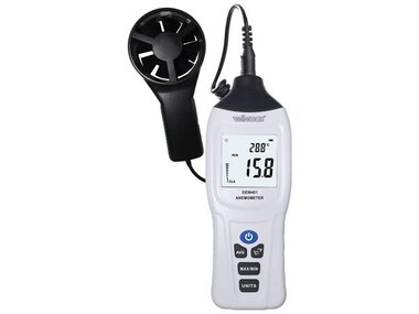 DIGITALE THERMOMETER-ANEMOMETER (DEM401)