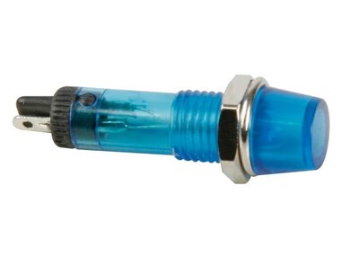 RONDE SIGNAALLAMP 8mm 220V BLAUW (DRDF220BL)