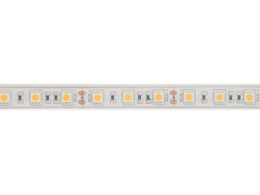 FLEXIBELE LEDSTRIP - WIT 2700K - 60 LEDs/m - 5 m - 12 V - IP68 - CRI90 (E12W230W27)