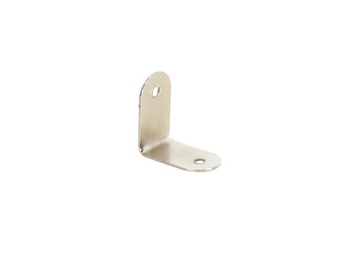 BESCHERMING VOOR LUIDSPREKERBEHUIZING - WIT METAAL - 19 x 32 mm x 90° - 10 st. per verpakking (HQAC1027)