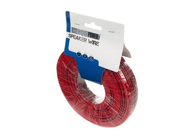 LUIDSPREKERKABEL - ROOD/ZWART - 2 x 0.50 mm² - 100 m (HQLW10000)