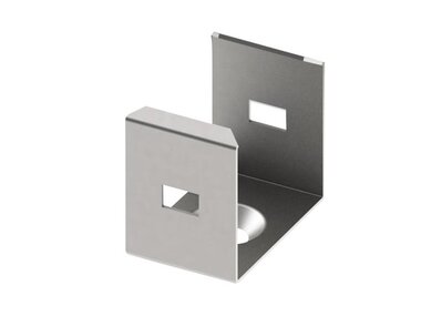 MONTAGEBEUGEL VOOR ALUMINIUMPROFILE VOOR LEDSTRIP SLIMLINE 15 mm - VERENSTAAL - ZILVER (MC-SL15-STEEL)