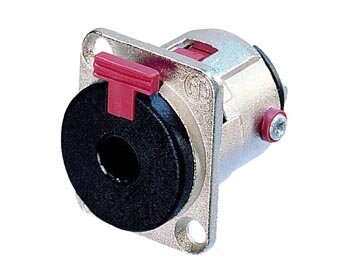 NEUTRIK - JACK PLUG CONNECTOR, 3-POLIG VROUWELIJK, VERZILVERD, VERNIKKELD, D-FORMAAT (NJ3FP6C)