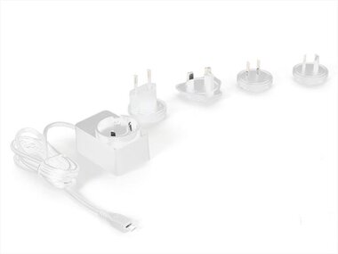 UNIVERSELE LADER MET MICRO-USB-AANSLUITING - 5 VDC - 2.5 A - met 4 reisstekkers (PSS6EUSB38WT)