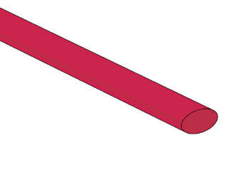 THERMISCHE KRIMPKOUS 2:1 - 6.4mm - ROOD - 50 ST. (STB64R)