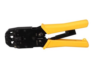 PROFESSIONELE KRIMPTANG VOOR MODULAIRE CONNECTOREN RJ10 - RJ11 - RJ12 - RJ45 (VTM468PN)