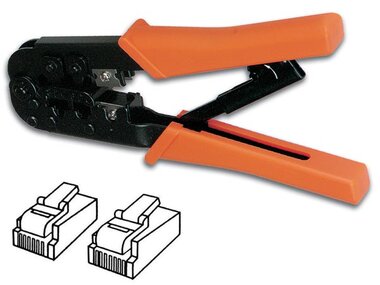 KRIMPTANG VOOR MODULAIRE CONNECTOREN 6P4C (RJ11), 6P6C (RJ12), 8P8C (RJ45) (VTM6/8)