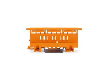 BEVESTIGINGSADAPTER - SERIE 221 - 6 mm² - VOOR MONTAGE OP TS 35/SCHROEFMONTAGE - ORANJE (WG221510)