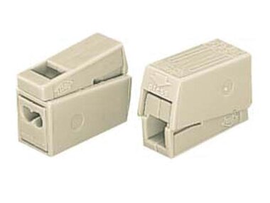 VERLICHTINGSCONNECTOR, 2.5mm, 2 RIGID - 1 FLEXIBEL, 105°, WHITE (WG224112)